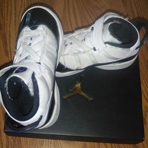 Kids 10 C Nike Air Jordan Jumpman 6 Rings BT White
